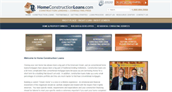 Desktop Screenshot of homeconstructionloan.com